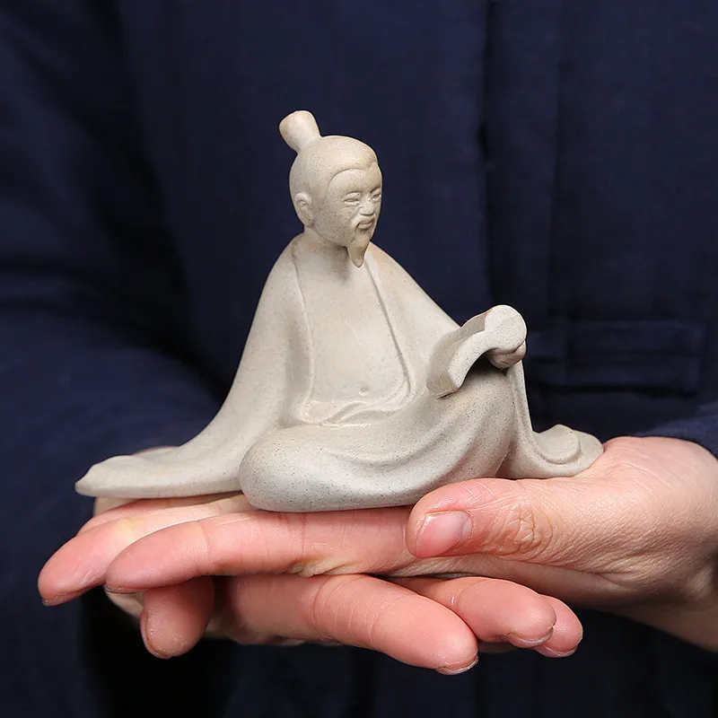 Jingdezhen Handmade Craft Purple Clay Stoneware Tea Pet Old Man Playing Piano Chess Ornament Creative Ceramic Tea Ceremony
Jingdezhen Handmade Craft Purple Clay Stoneware Tea Pet Old Man Playing Piano Chess Ornament Creative Ceramic Tea Ceremony