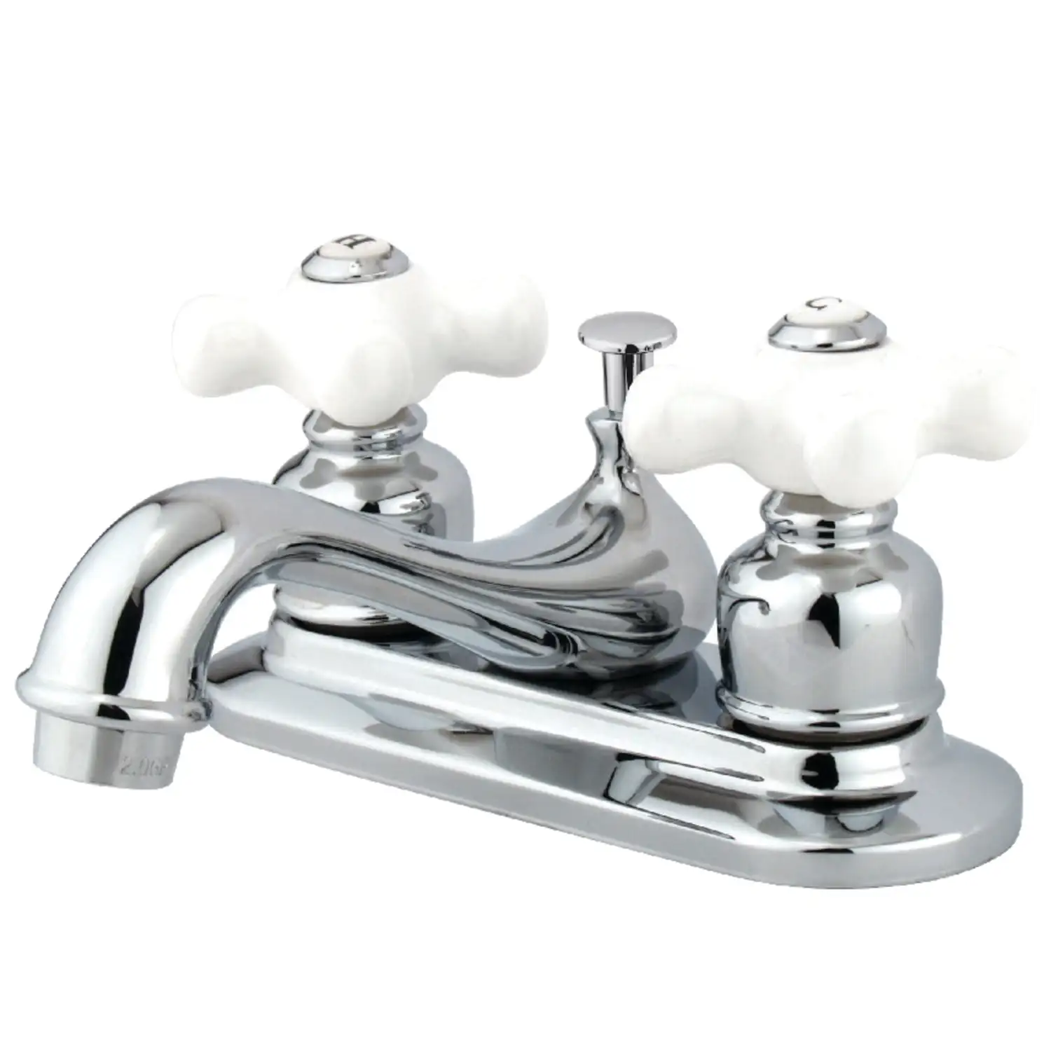 

Kingston Brass GKB601PX 4 in. Centerset Bathroom Faucet, Polished Chrome