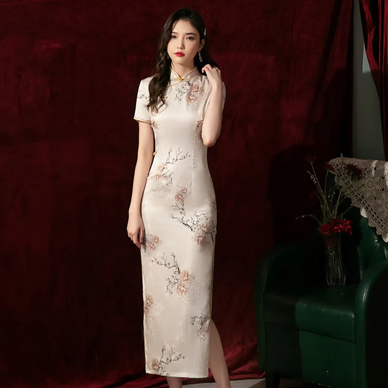Yourqipao Summer 2023 Silk Jacquard Double Layer Cheongsam Green Elegant Qipao Chinese Traditional Style Evening Dress for Women
Yourqipao Summer 2023 Silk Jacquard Double Layer Cheongsam Green Elegant Qipao Chinese Traditional Style Evening Dress for Women