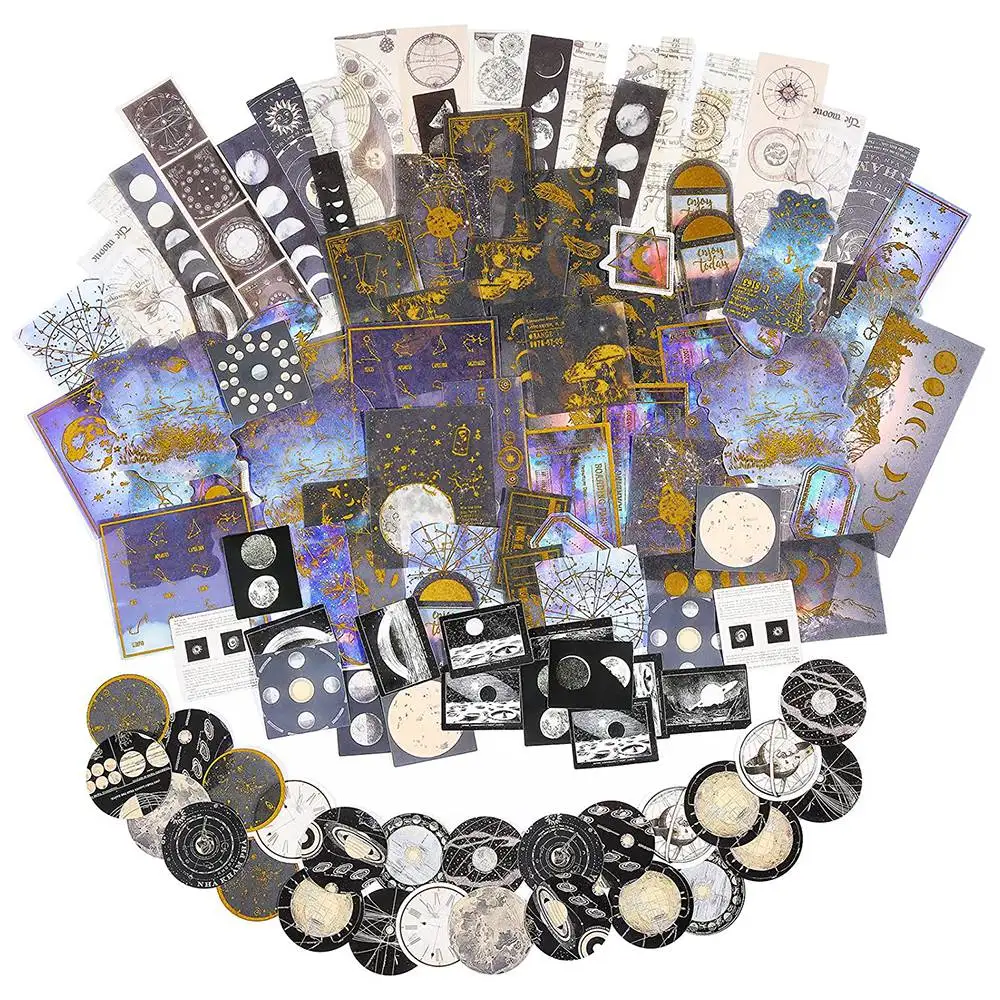 192Pcs Celestial Stickers Vintage Stickers for Scrapbooking Planet Moon Space Astronomy Stickers Journaling Supplies
192Pcs Celestial Stickers Vintage Stickers for Scrapbooking Planet Moon Space Astronomy Stickers Journaling Supplies