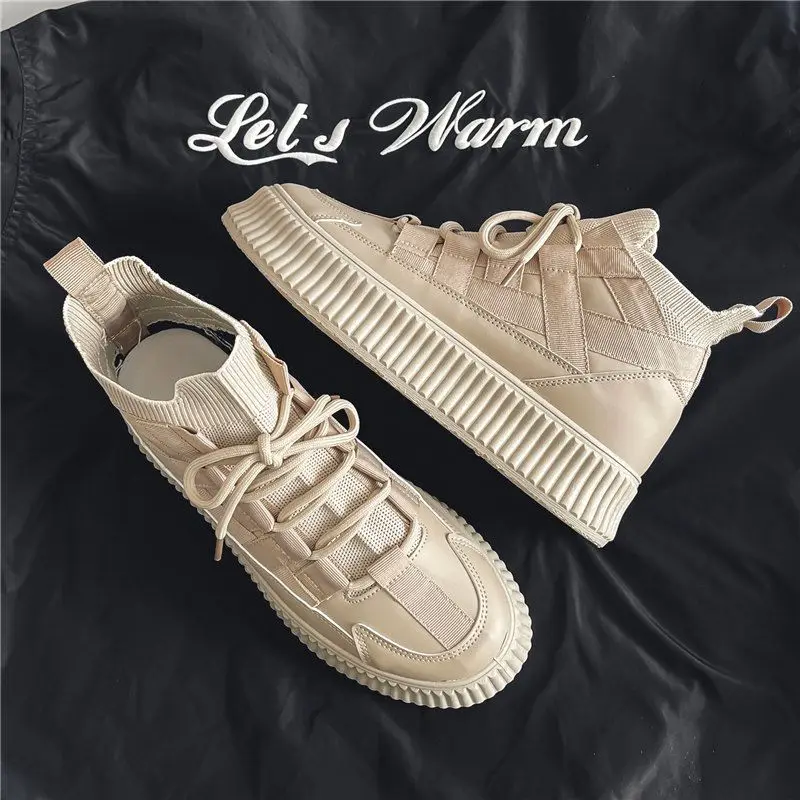 2023 New Summer High-top Men's Shoes Breathable Casual Joker Sports Shoes Platform Men's Shoes Sneakers Men
2023 New Summer High-top Men's Shoes Breathable Casual Joker Sports Shoes Platform Men's Shoes Sneakers Men