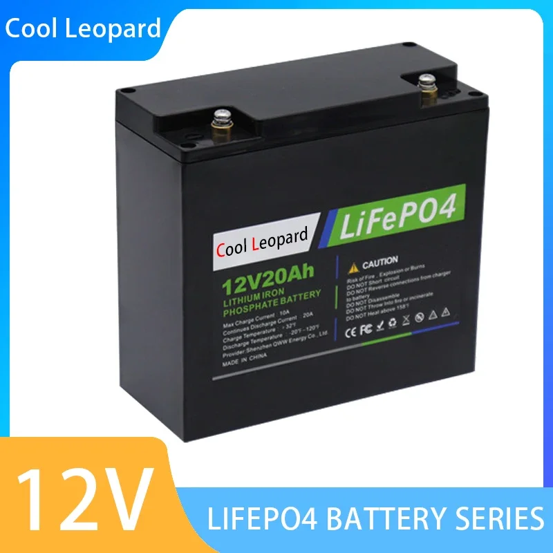 New 12V 20Ah LiFePo4 Battery Lithium Iron Phosphate 12V 24V LiFePo4 Rechargeable Battery for Kid Scooters Boat Motor No Tax
New 12V 20Ah LiFePo4 Battery Lithium Iron Phosphate 12V 24V LiFePo4 Rechargeable Battery for Kid Scooters Boat Motor No Tax