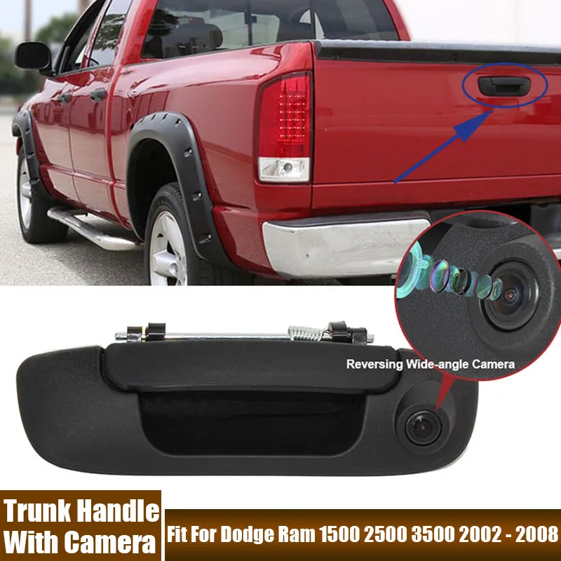 Auto Trunk Handle With Reversing Wide-angle Camera For Dodge Ram 1500 2500 3500 2002-2008 Exterior Replacement Car Accessories
Auto Trunk Handle With Reversing Wide-angle Camera For Dodge Ram 1500 2500 3500 2002-2008 Exterior Replacement Car Accessories