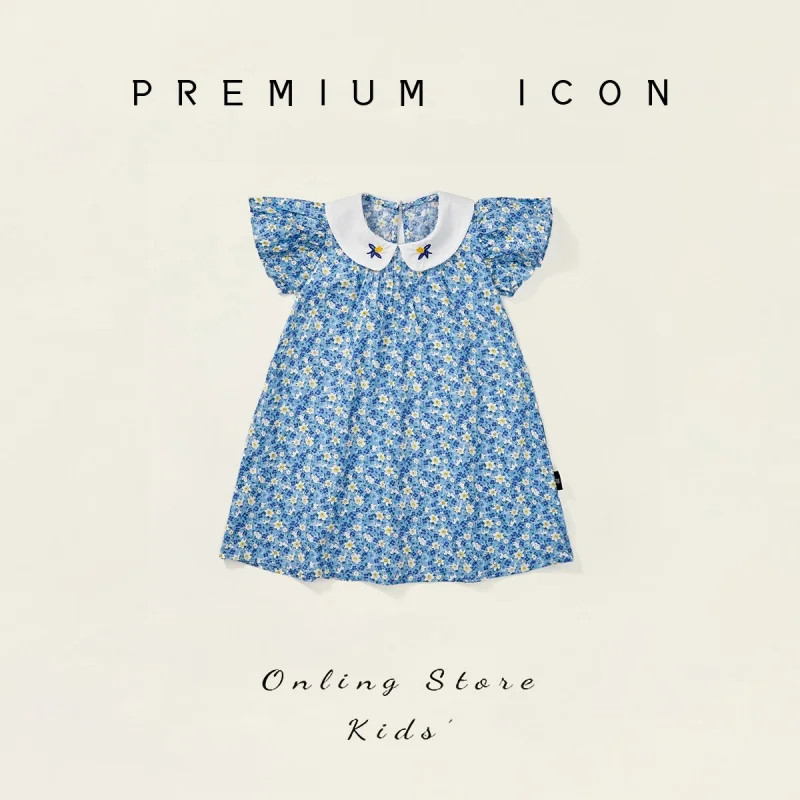 Girls' Floral Dress2024Summer New Children's Doll Collar Flying Embroidery Children Shirt Wholesale
Girls' Floral Dress2024Summer New Children's Doll Collar Flying Embroidery Children Shirt Wholesale