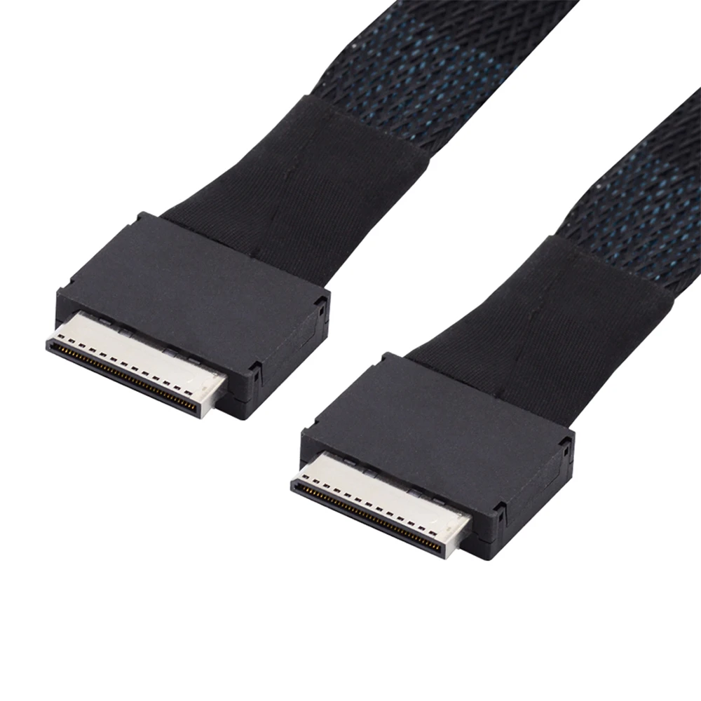 OCuLink PCIe PCI-Express SFF-8611 8x 8-Lane to OCuLink SFF-8611 8x SSD кабель для передачи данных 50 см
OCuLink PCIe PCI-Express SFF-8611 8x 8-Lane to OCuLink SFF-8611 8x SSD кабель для передачи данных 50 см