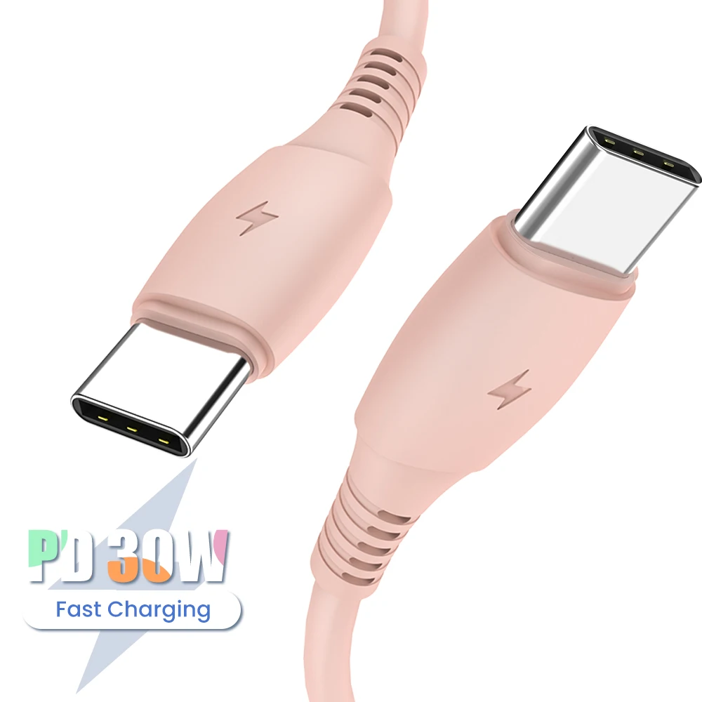 PD 30W USB C to USB Type C Cable For Xiaomi Redmi Note 8 Pro Quick Charge 3A Fast Charging For MacBook Pro Data Cable Cord 1M
PD 30W USB C to USB Type C Cable For Xiaomi Redmi Note 8 Pro Quick Charge 3A Fast Charging For MacBook Pro Data Cable Cord 1M