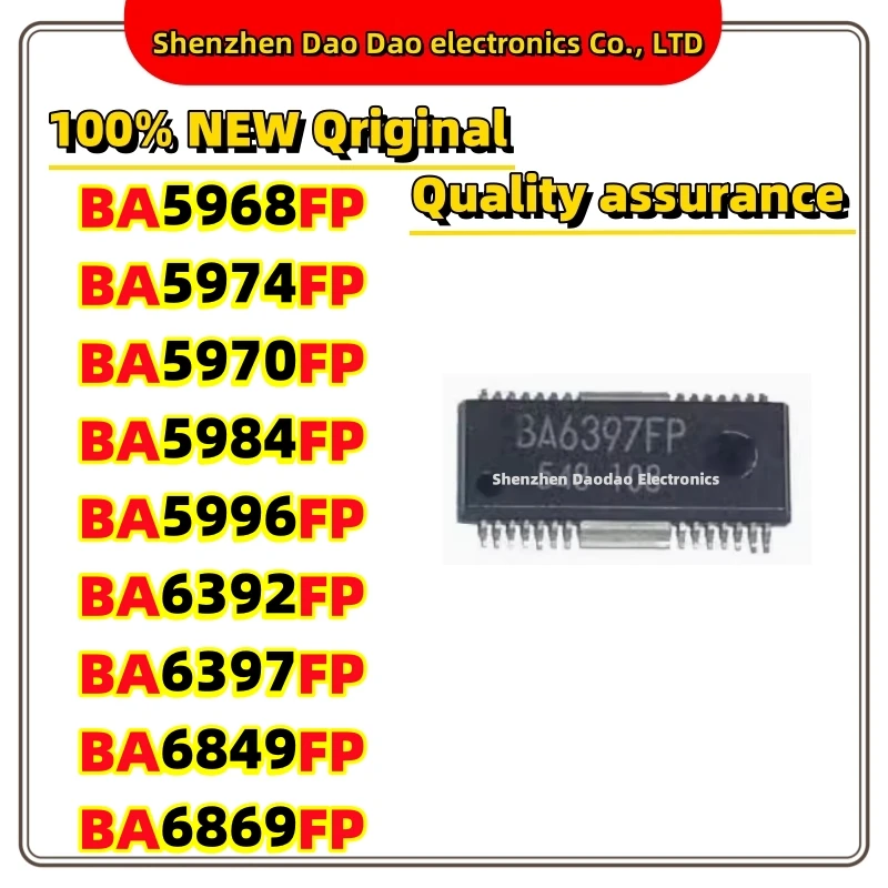 5Pcs BA5968FP BA5984FP BA5996FP BA6392FP BA6397FP BA6849FP BA6869FP BA5974FP BA5970FP IC Chip HSOP-28
5Pcs BA5968FP BA5984FP BA5996FP BA6392FP BA6397FP BA6849FP BA6869FP BA5974FP BA5970FP IC Chip HSOP-28