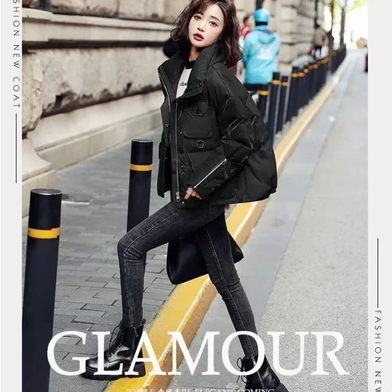 Sandro Rivers Short Shiny Cotton Coat Women's Winter New Loose down Cotton-Padded Jacket Popular
Sandro Rivers Short Shiny Cotton Coat Women's Winter New Loose down Cotton-Padded Jacket Popular