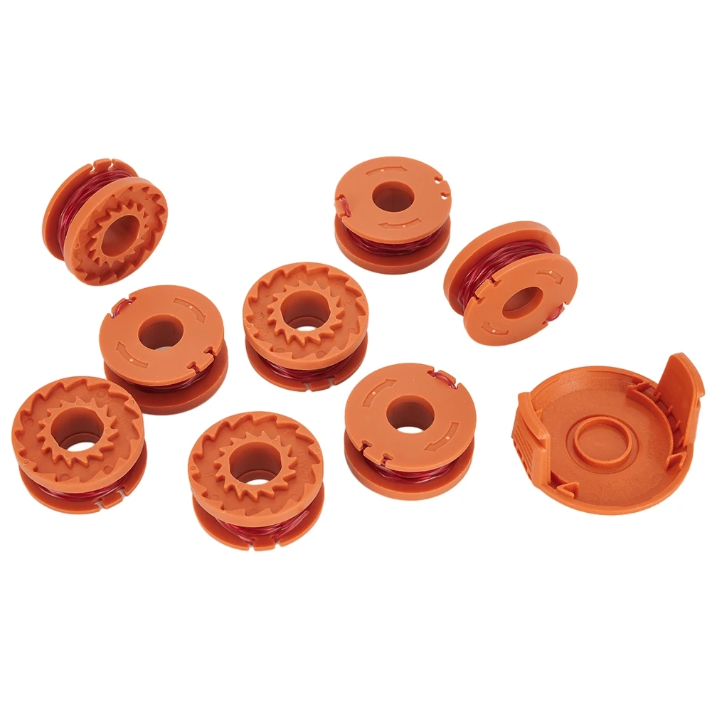 8+1PCS Trimmer Spool Line Accessories For Worx WG154 Parts Replacement WG151 WG163 WG180 High quality Practical
8+1PCS Trimmer Spool Line Accessories For Worx WG154 Parts Replacement WG151 WG163 WG180 High quality Practical