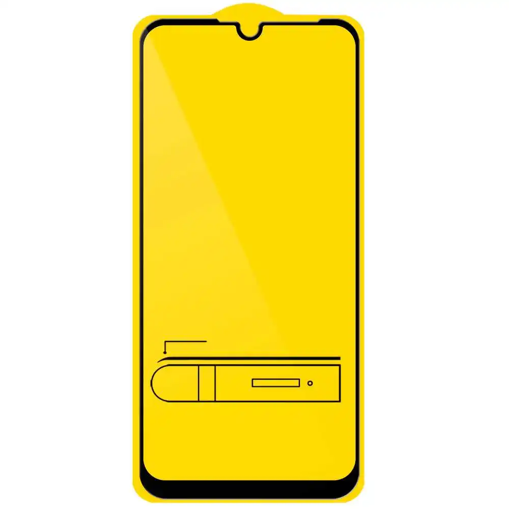 Tempered Glass for Xiaomi Mi A3 Flat 2.5D 9H 0 3mm Screen Protector Cover Front Shockproof Anti Shock Black Border | Мобильные