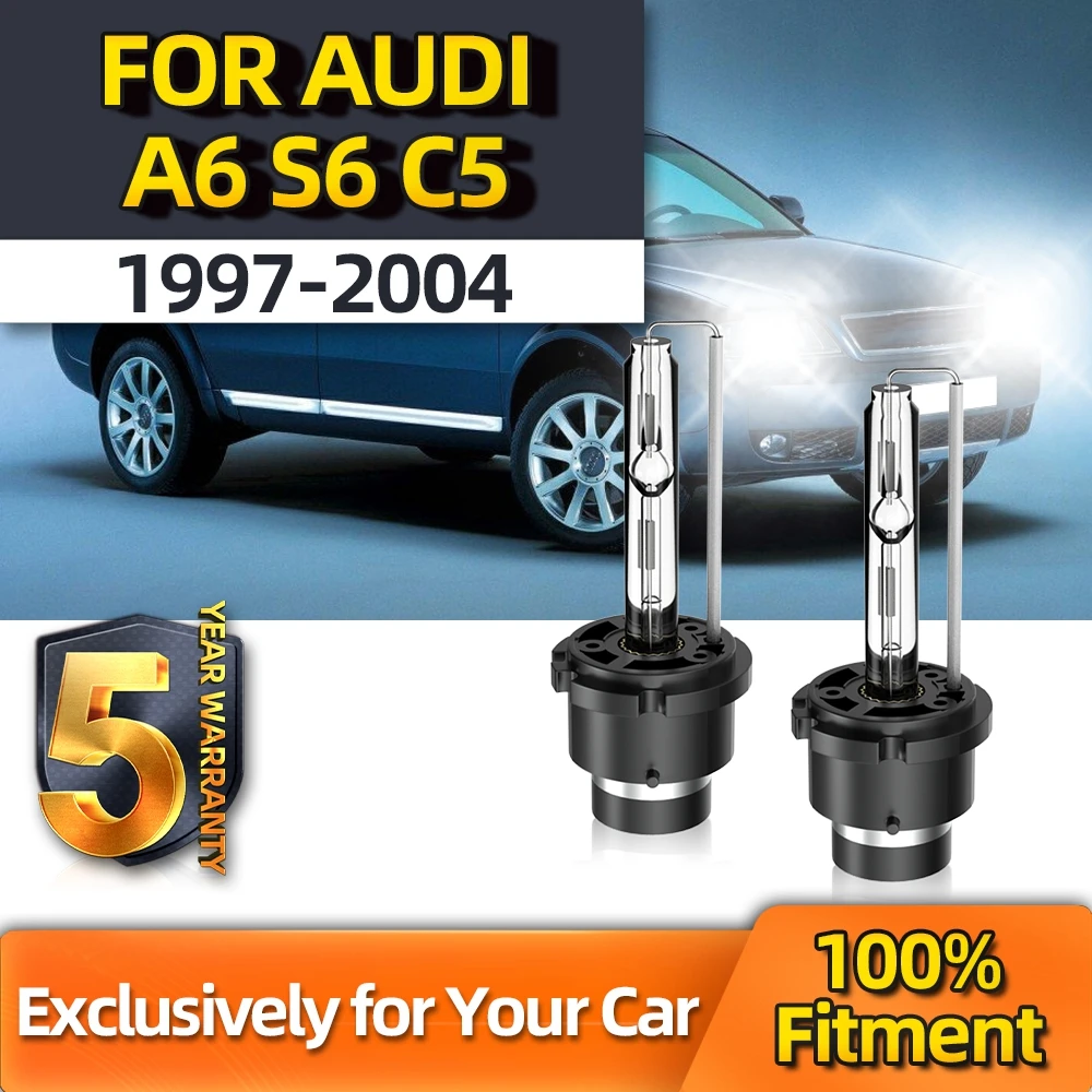 Crossfox 2PCS Xenon Bulb D2S HID Headlamp Lamps 6000K 12V 35W For Audi A6 S6 C5 1997 1998 1999 2000 2001 2002 2003 2004
Crossfox 2PCS Xenon Bulb D2S HID Headlamp Lamps 6000K 12V 35W For Audi A6 S6 C5 1997 1998 1999 2000 2001 2002 2003 2004