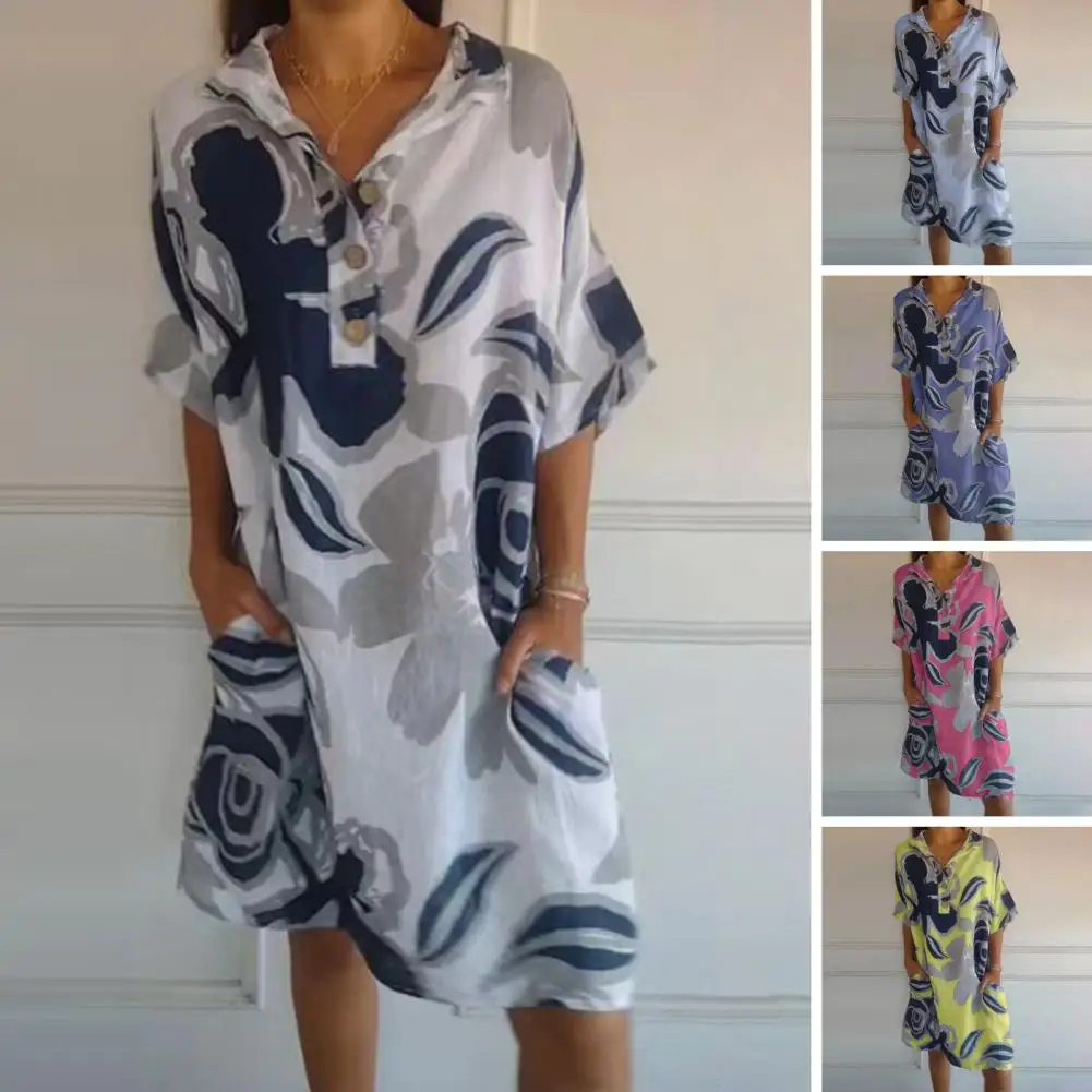 Versatile Cotton Linen Outfit Floral Printed A-line Maxi Dress for Women for Office Party or Beach Boho Style Long for Spring
Versatile Cotton Linen Outfit Floral Printed A-line Maxi Dress for Women for Office Party or Beach Boho Style Long for Spring