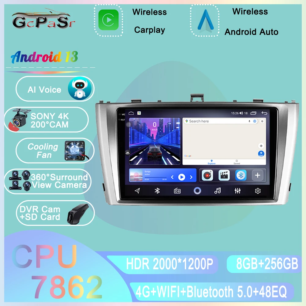 Автомагнитола Carplay для Toyota Avensis 3 2008-2015, Android, автонавигация, GPS, видео, мультимедийный стерео плеер, 5G Wifi BT No 2din
Автомагнитола Carplay для Toyota Avensis 3 2008-2015, Android, автонавигация, GPS, видео, мультимедийный стерео плеер, 5G Wifi BT No 2din