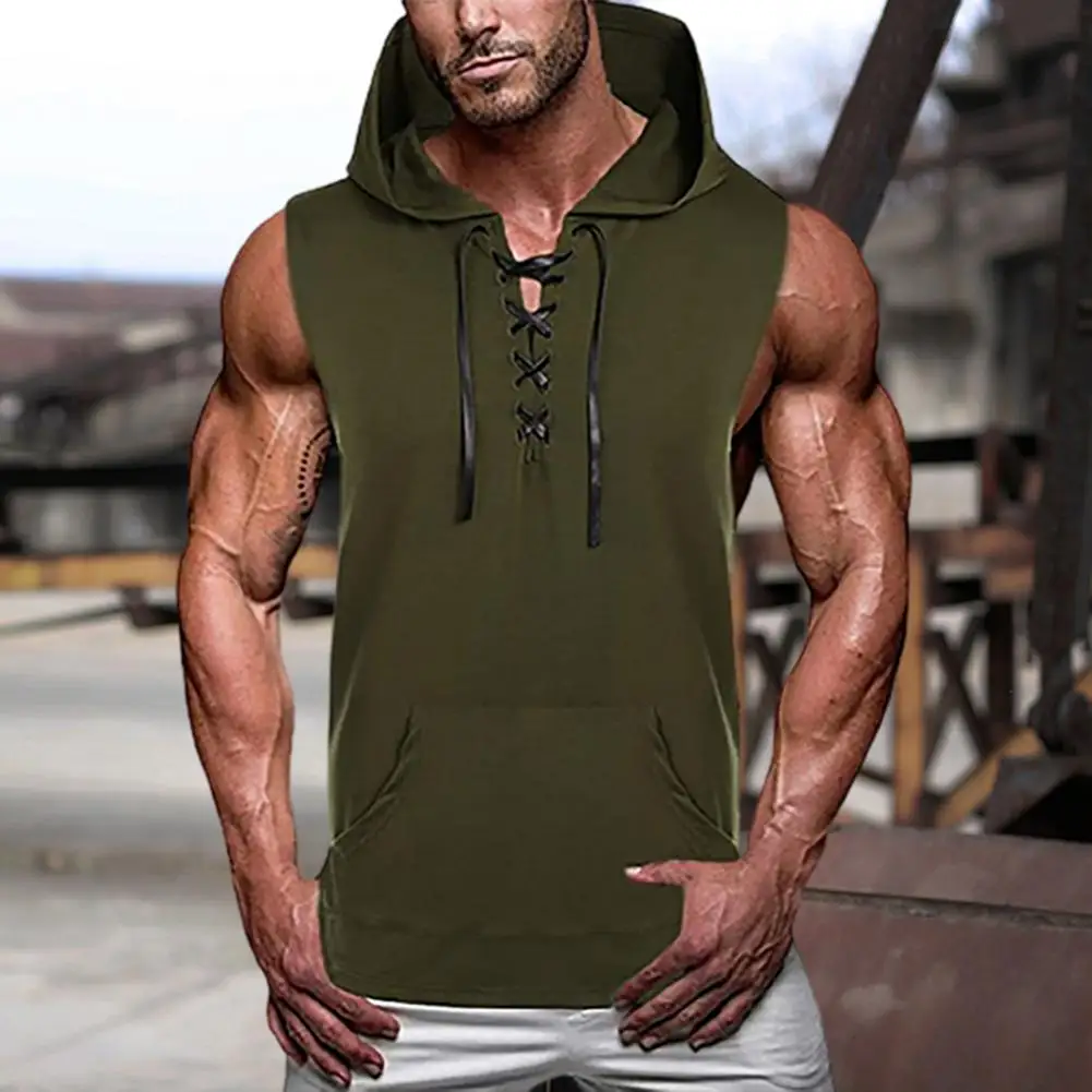 Fashion Workout Hoodie Sleeveless Shrink Resistant Sweatshirt Vest Summer Sport Sleeveless Hooded Sweatshirt
Fashion Workout Hoodie Sleeveless Shrink Resistant Sweatshirt Vest Summer Sport Sleeveless Hooded Sweatshirt