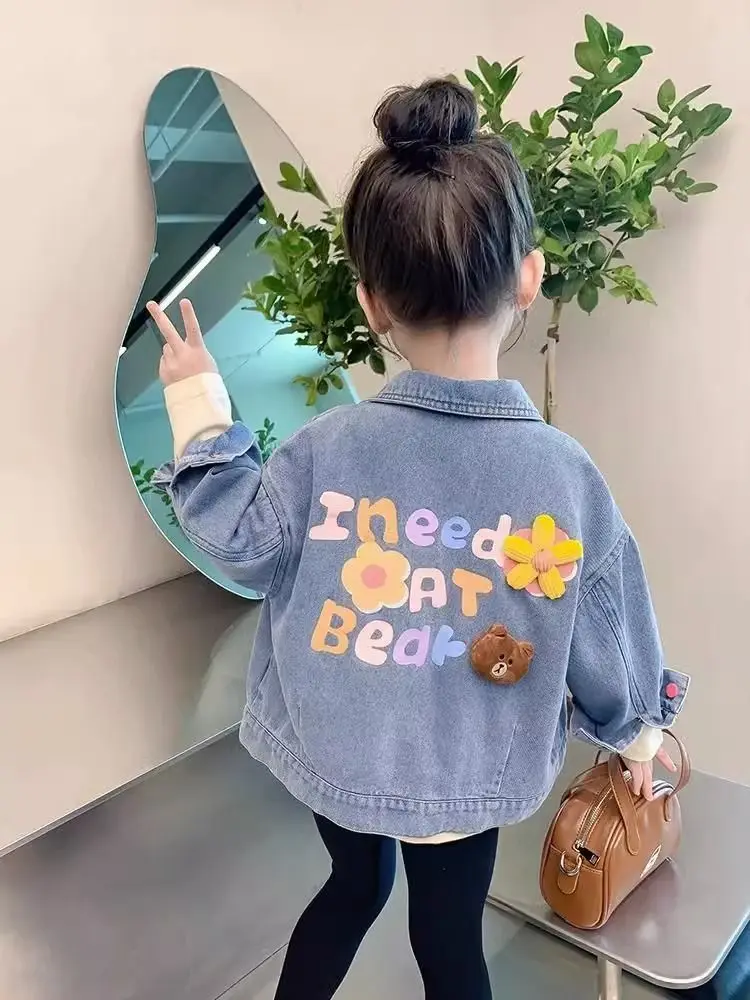 2024 new Spring Cowboy jacket for kids Baby girl coat Cute denim top Coats Jackets For Girls Coat Autumn Children Outerwea 2-7Y
2024 new Spring Cowboy jacket for kids Baby girl coat Cute denim top Coats Jackets For Girls Coat Autumn Children Outerwea 2-7Y