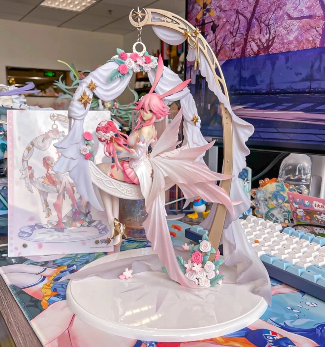 Original:Honkai Impact 3 Yae Sakura Wedding Dress 38cm Pvc Action Figure Anime Figure Model Toy Figure Collection Doll Gift
Original:Honkai Impact 3 Yae Sakura Wedding Dress 38cm Pvc Action Figure Anime Figure Model Toy Figure Collection Doll Gift