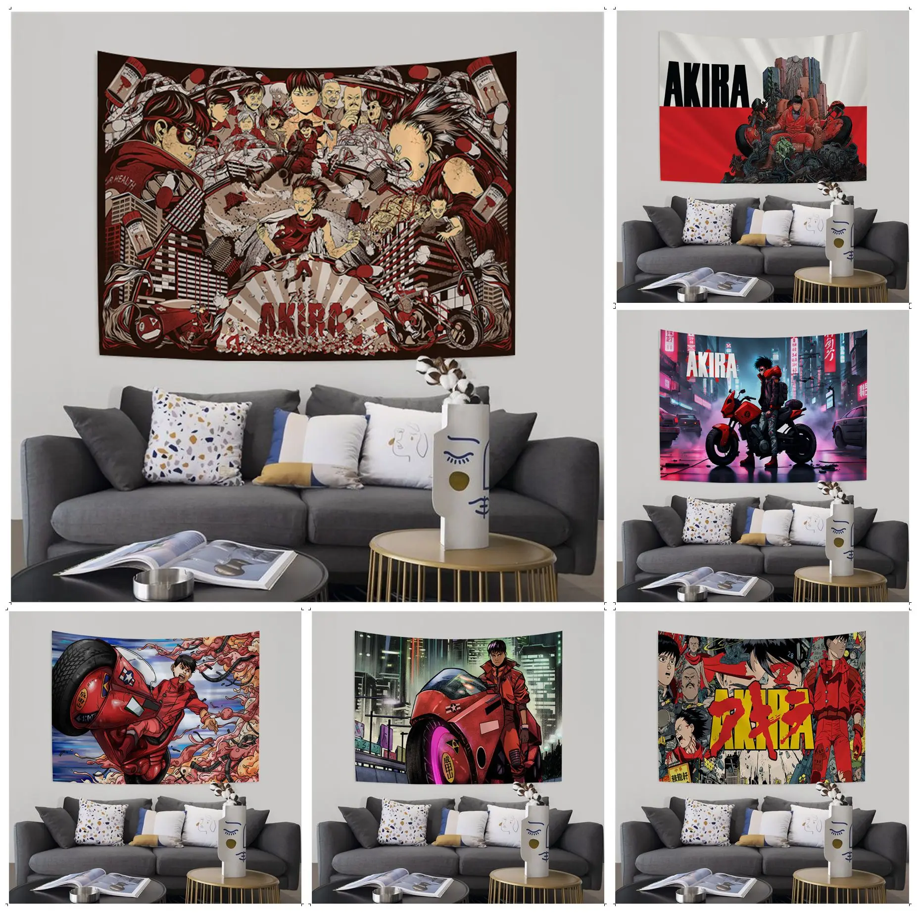 AKIRA Anime Tapestry Cartoon Tapestry Wall Hanging Decoration Household Home Decor 
AKIRA Anime Tapestry Cartoon Tapestry Wall Hanging Decoration Household Home Decor