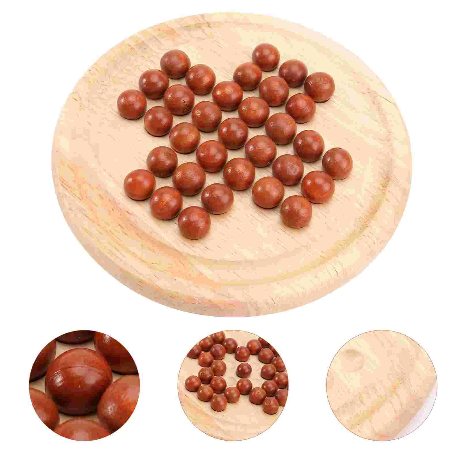 Wooden Europe Board Game Single Chess Peg Solitaire Diamond Move Independently Cognitive Ability Toy Classical Educational Toys
Wooden Europe Board Game Single Chess Peg Solitaire Diamond Move Independently Cognitive Ability Toy Classical Educational Toys