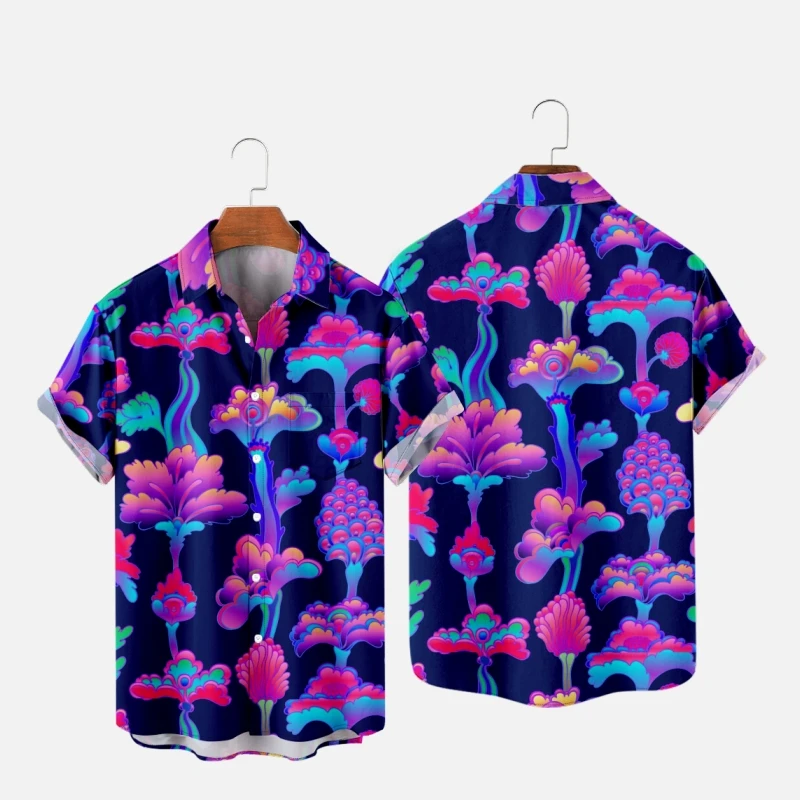 Men's Hawaiian T-Shirt Gothic Halloween 3D Printed Y2K Hombre With Pockets Fashion Shirt Casual Beach Oversized Clothes 5 
Men's Hawaiian T-Shirt Gothic Halloween 3D Printed Y2K Hombre With Pockets Fashion Shirt Casual Beach Oversized Clothes 5