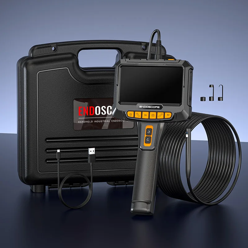360° Rotation Industrial Endoscope 8mm Dual Lens Camera Borescope 1080P Handle Inspection Borescope For Car Engine Sewer
360° Rotation Industrial Endoscope 8mm Dual Lens Camera Borescope 1080P Handle Inspection Borescope For Car Engine Sewer