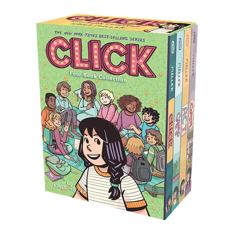 Original English: 4-Book Boxed Set Youth Image Novels 4 books A Click Graphic Novel series English Books
Original English: 4-Book Boxed Set Youth Image Novels 4 books A Click Graphic Novel series English Books