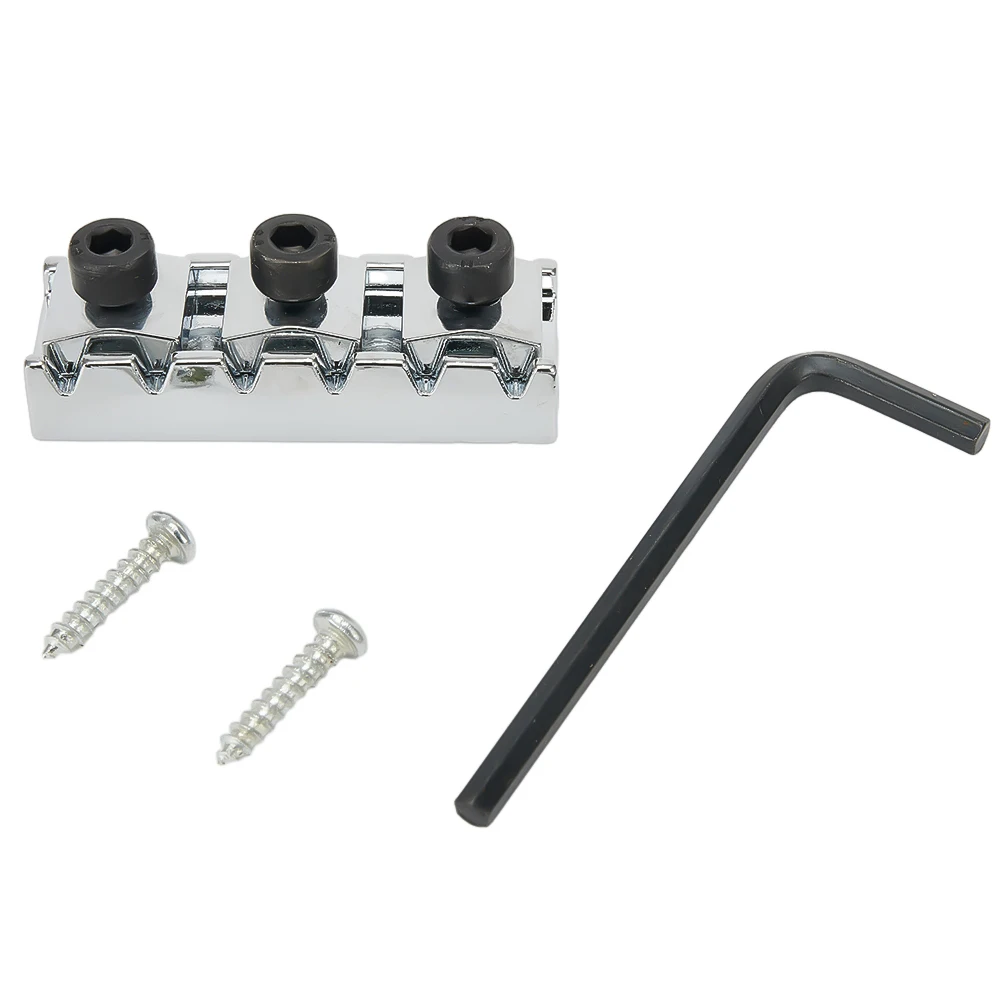 Electric Guitar String Locking Nut 42mm For Floyd Rose For Tremolo Bridge Parts W/ Mounting Screws Spanner Wrench Tooyful
Electric Guitar String Locking Nut 42mm For Floyd Rose For Tremolo Bridge Parts W/ Mounting Screws Spanner Wrench Tooyful