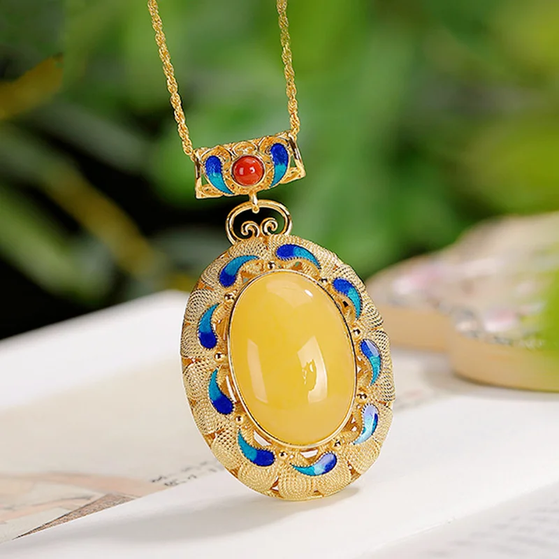 Amber Beeswax Oval Egg Pendant Necklace Female Engagement Accessories Tide 925 Sterling Silver Clavicle Necklace Women Jewelry 19 Mallzona S0b4ba8d57f7f47c8b3c3d0a0ca296f066 Amber Beeswax Oval Egg Pendant Necklace Female Engagement Accessories Tide 925 Sterling Silver Clavicle Necklace Women Jewelry Mallzona