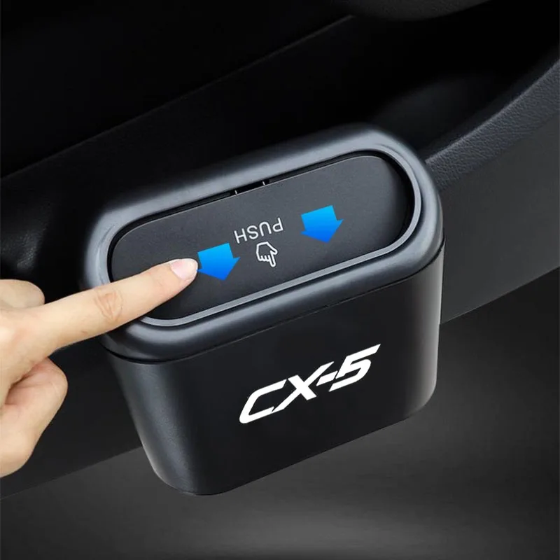 Portable Car Trash Can Hanging type With Lid Multifunctional Automotive Garbage Storage Box for MAZDA CX-5 Auto Accessories
Portable Car Trash Can Hanging type With Lid Multifunctional Automotive Garbage Storage Box for MAZDA CX-5 Auto Accessories