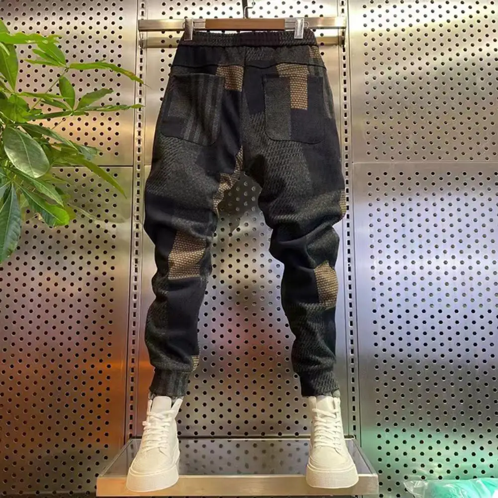 Men Pants Stylish Printed Baggy Long Pants for Men with Reinforced Pockets Elastic Waist Versatile Design Hop Streetwear Fashion
Men Pants Stylish Printed Baggy Long Pants for Men with Reinforced Pockets Elastic Waist Versatile Design Hop Streetwear Fashion