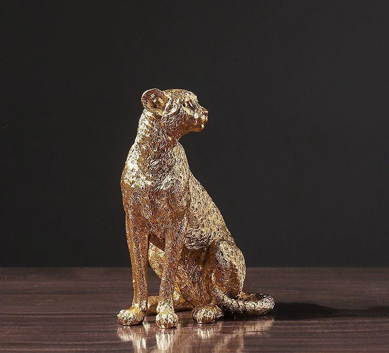 Original manufacturer European retro resin leopard handicraft ornaments anime Jaguar panther figurines sculpture home decoration
Original manufacturer European retro resin leopard handicraft ornaments anime Jaguar panther figurines sculpture home decoration