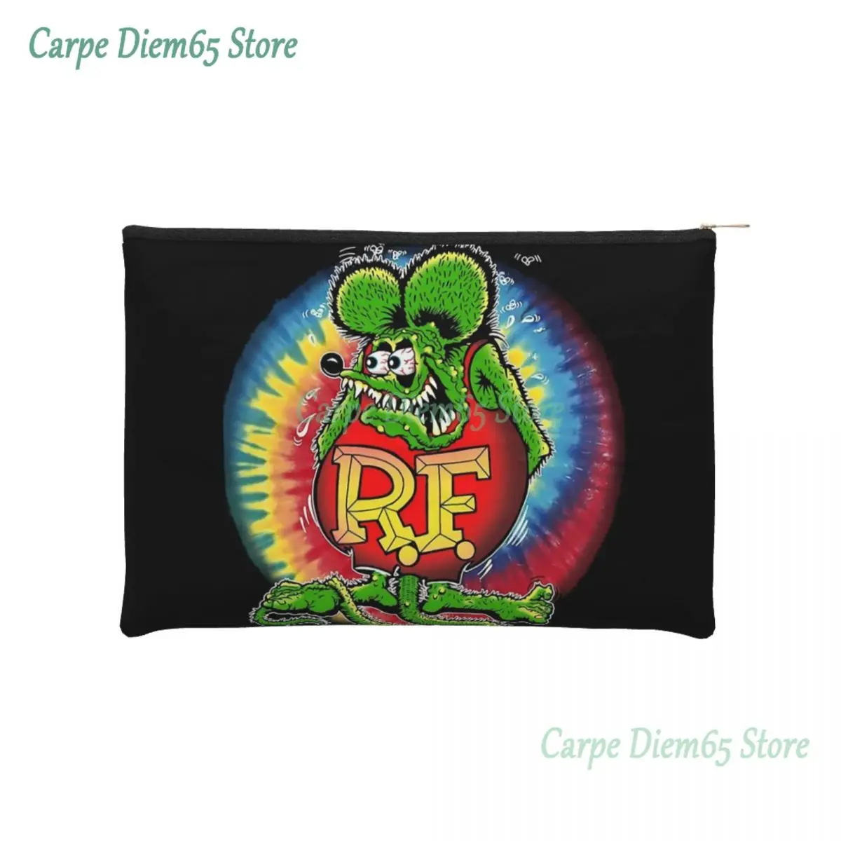 Custom Rat Fink Stripe Travel Cosmetic Bag for Women Comic Cartoon Makeup Toiletry Organizer Lady Beauty Storage Dopp Kit
Custom Rat Fink Stripe Travel Cosmetic Bag for Women Comic Cartoon Makeup Toiletry Organizer Lady Beauty Storage Dopp Kit