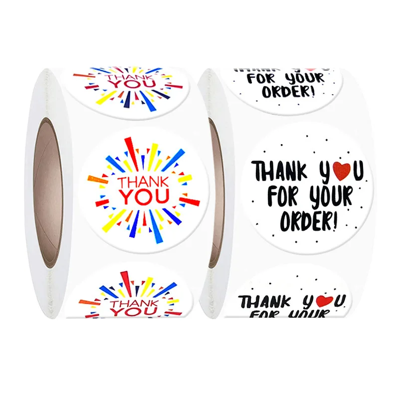 100-500pcs 1'' Thank You Stickers for Gift Baking Packaging Decor Envelope Sealing Label Small Business Stationery Supplies
100-500pcs 1'' Thank You Stickers for Gift Baking Packaging Decor Envelope Sealing Label Small Business Stationery Supplies