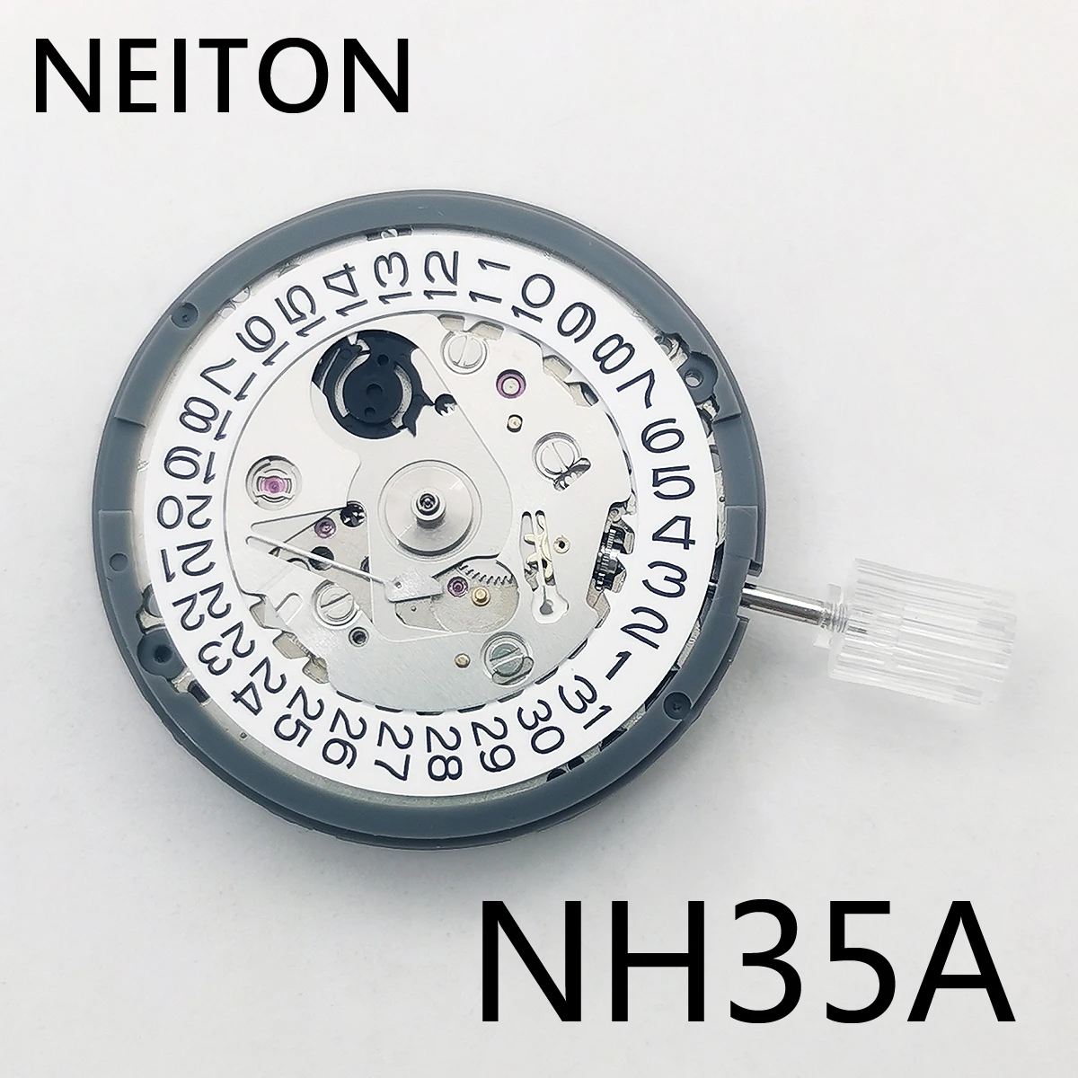 

Japan Seiko NH35A Premium Mechanical Movement NH35 White Date wheel 24 Jewels Automatic Self-winding High Accuracy Movt Replace