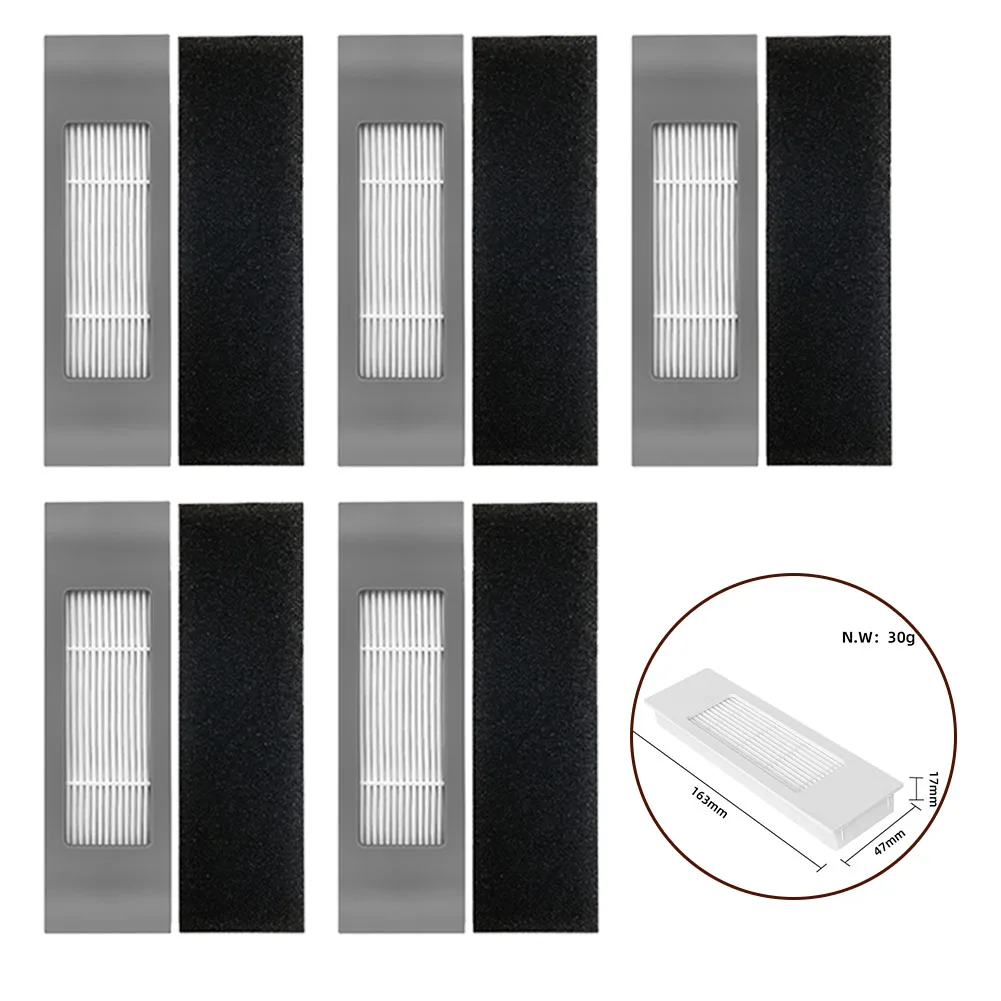 Фильтр для робота-пылесоса DEEBOT OZMO 920 950 T8 AIVI Max T9 T5 N5 N7 N8 + N8 Pro Plus DX55, 5 шт., сменные детали
Фильтр для робота-пылесоса DEEBOT OZMO 920 950 T8 AIVI Max T9 T5 N5 N7 N8 + N8 Pro Plus DX55, 5 шт., сменные детали