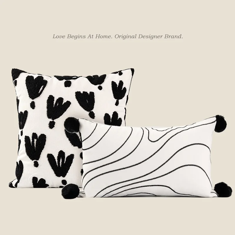 Nordic ins style embroidered ball ball pillow white living room sofa simple cushion removable and washable
Nordic ins style embroidered ball ball pillow white living room sofa simple cushion removable and washable