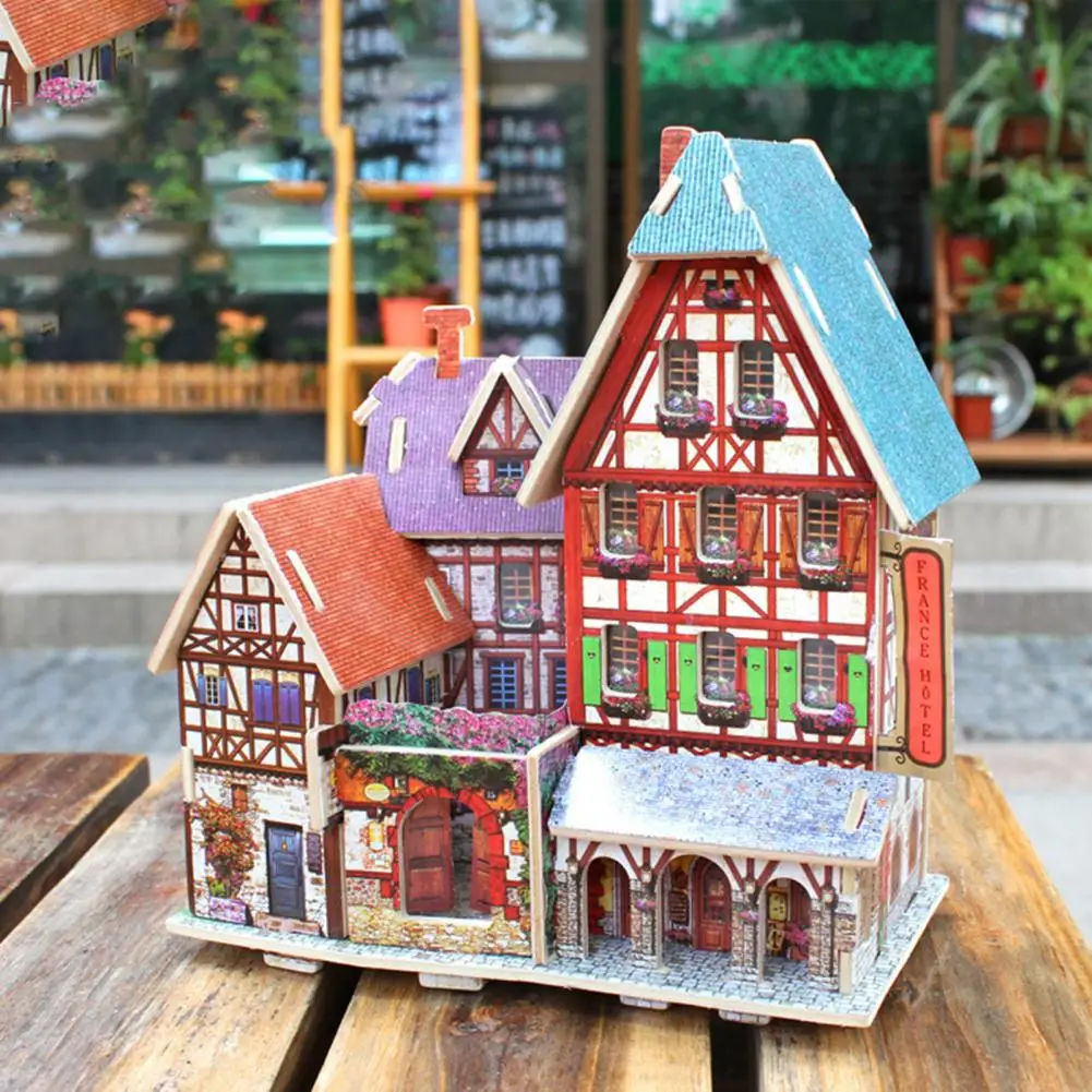 Fashion Jigsaw Puzzles Relieve Pressure Kids Toys Improve Problem-solving Ability French Farm Jigsaw Puzzles Building Hut
Fashion Jigsaw Puzzles Relieve Pressure Kids Toys Improve Problem-solving Ability French Farm Jigsaw Puzzles Building Hut