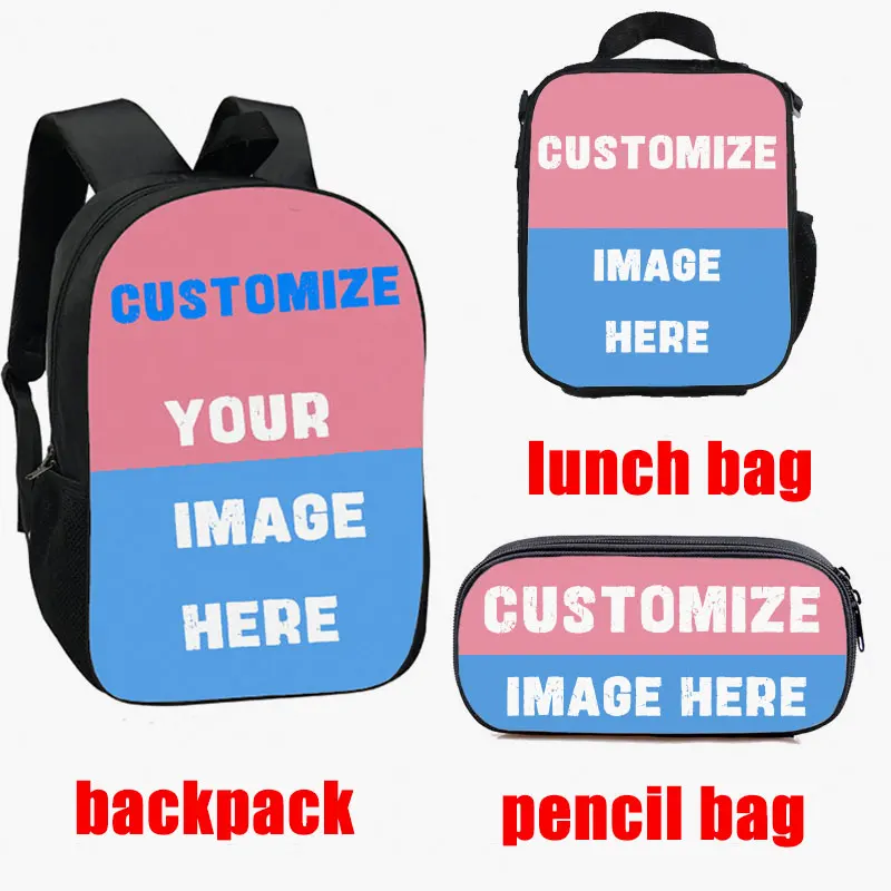 3pcs/Set Backpack School Bags Personalized Customized Bags 3D Printing Laptop Backpacks Men's Travel Bagpac Kids Lunch Bag
3pcs/Set Backpack School Bags Personalized Customized Bags 3D Printing Laptop Backpacks Men's Travel Bagpac Kids Lunch Bag