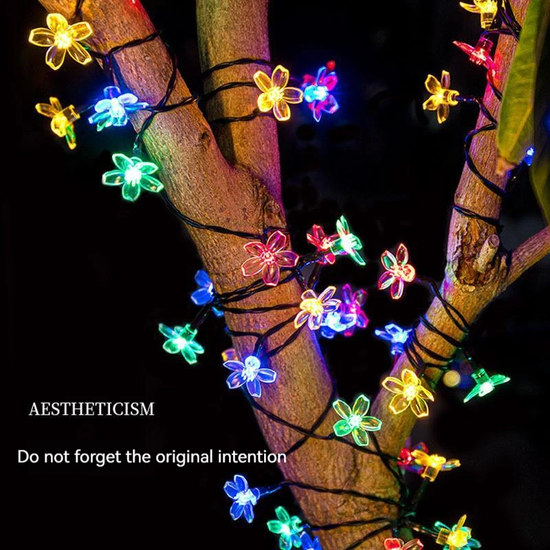 Solar LED Cherry Blossom Lighting Outdoor Waterproof Courtyard Decoration Peach Blossom Lamp Christmas Flower Decorative Lights
Solar LED Cherry Blossom Lighting Outdoor Waterproof Courtyard Decoration Peach Blossom Lamp Christmas Flower Decorative Lights