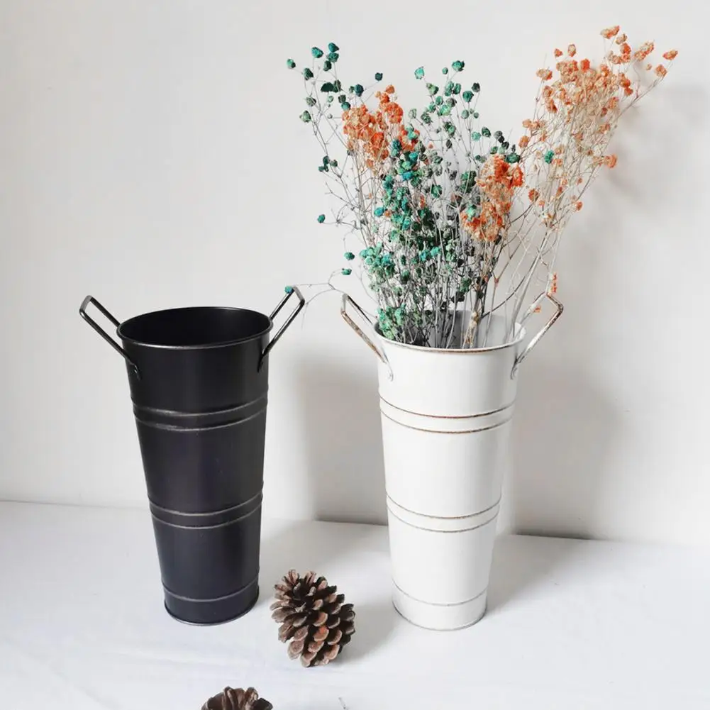 Umbrella Stand Metal Flower Vase Farmhouse Table Decor Centerpiece with Handle Corrosion Resistant Bucket Metal Umbrella Stand
Umbrella Stand Metal Flower Vase Farmhouse Table Decor Centerpiece with Handle Corrosion Resistant Bucket Metal Umbrella Stand