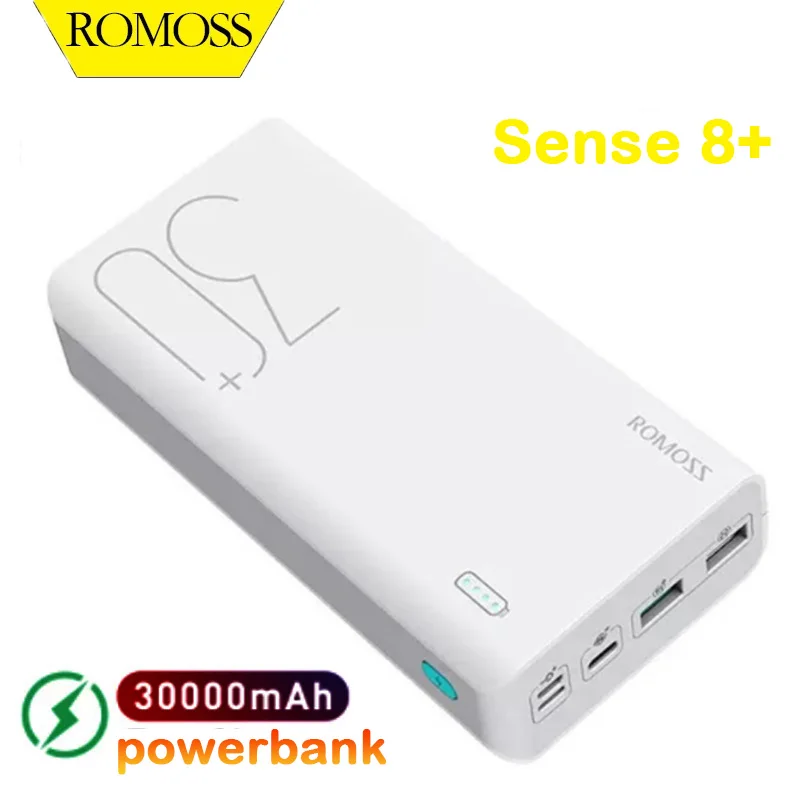 ROMOSS Power Bank 30000mAh Sense 8+ Type C Fast Charging Powerbank Portable External Battery Charger For Xiaomi 11 iPhone 14
ROMOSS Power Bank 30000mAh Sense 8+ Type C Fast Charging Powerbank Portable External Battery Charger For Xiaomi 11 iPhone 14