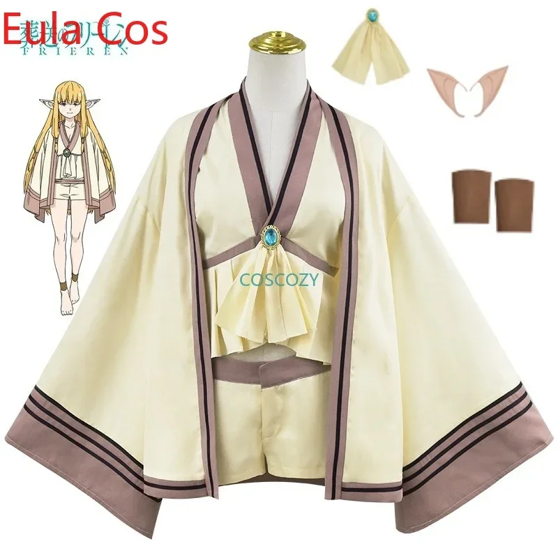 Newly Serie Cosplay Frieren Cosplay Costume Anime Frieren: Beyond Journey's End Cloak Top Shorts Elf Ears Magician Uniform
Newly Serie Cosplay Frieren Cosplay Costume Anime Frieren: Beyond Journey's End Cloak Top Shorts Elf Ears Magician Uniform