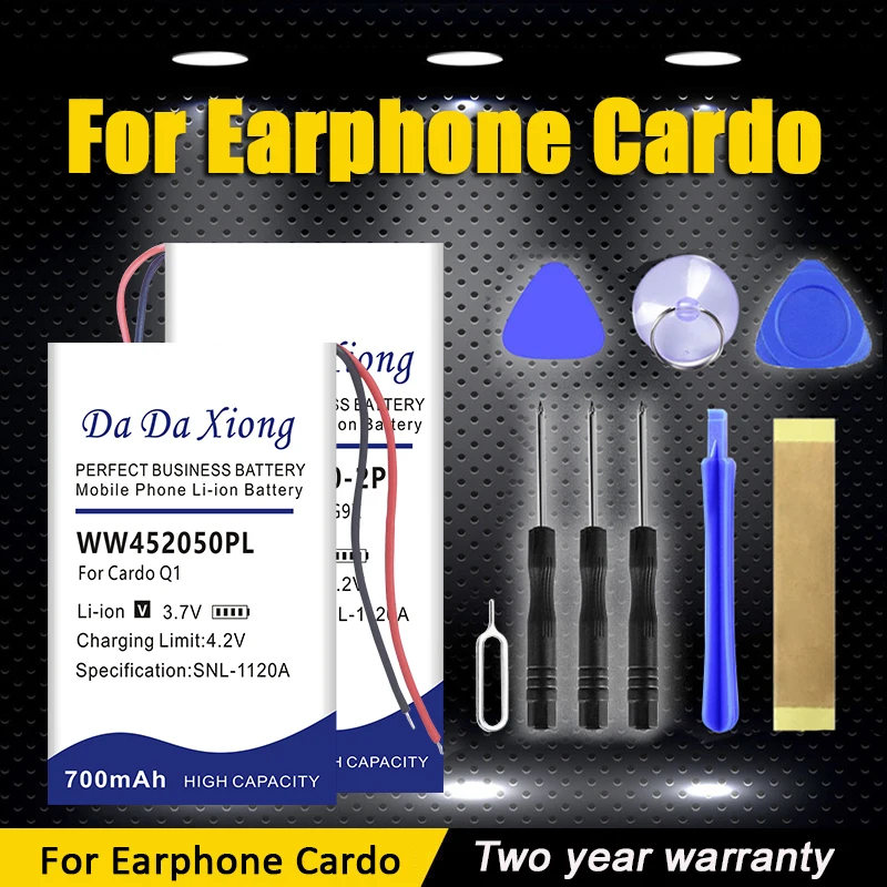 

DaDaXiong High Quality H452050 WW452050PL WW452050-2P Battery For Earphone Cardo Multiset Rider Q1 Q2 Q3 G4 G9 G9X Pro