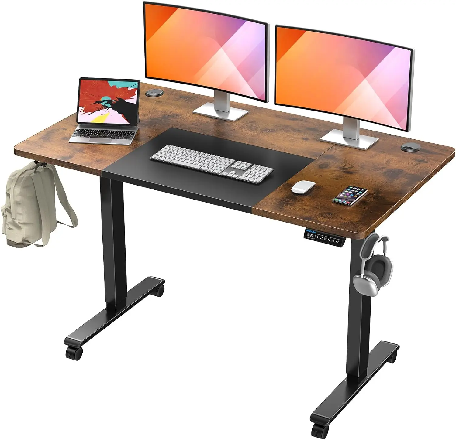 MOUNTUP 55x28 Inches Electric Height Adjustable Standing Desk, Sit Stand Desk with Memory Controller, Ergonomic Stand Up
MOUNTUP 55x28 Inches Electric Height Adjustable Standing Desk, Sit Stand Desk with Memory Controller, Ergonomic Stand Up