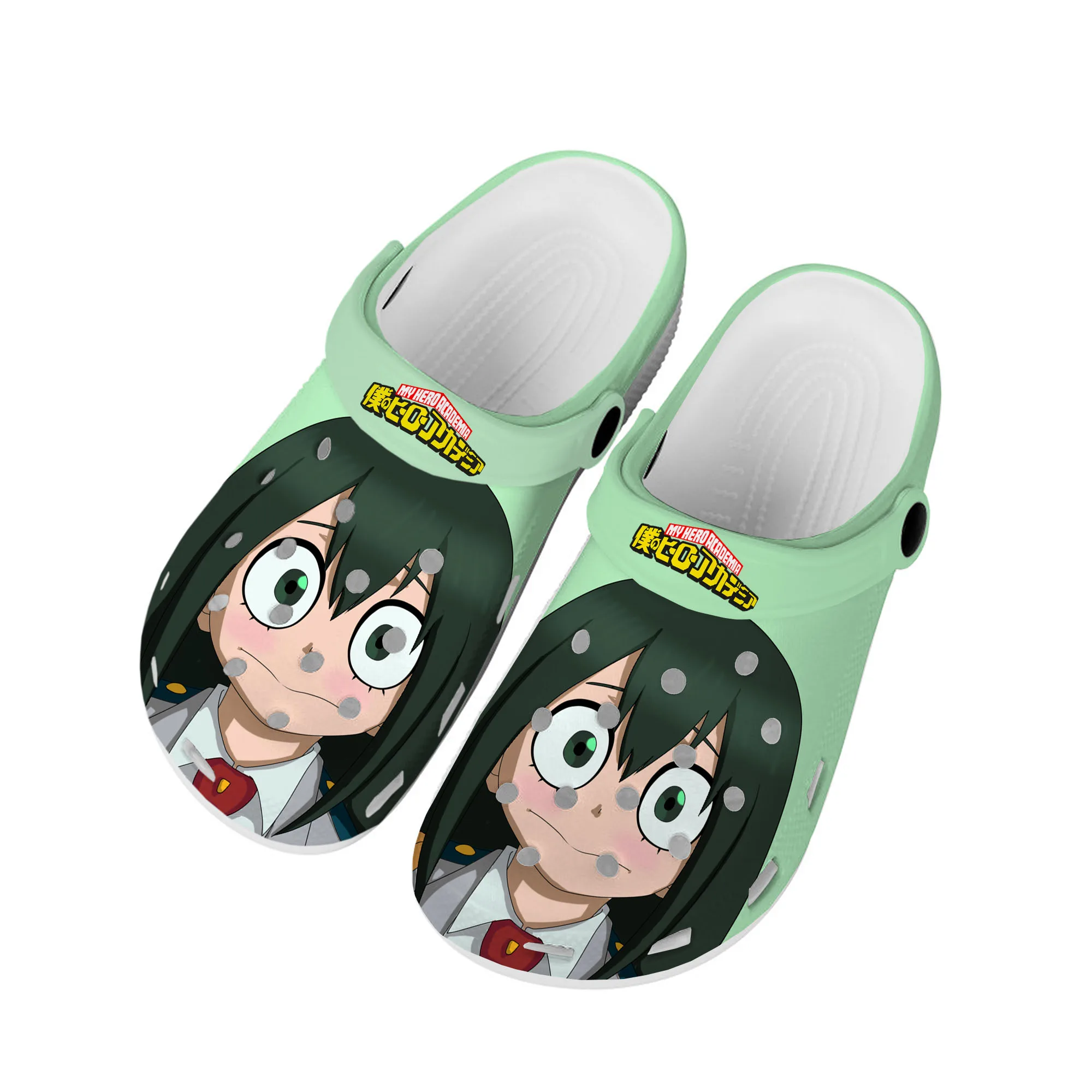 Asui Tsuyu Аниме Манга моя геройская Академия домашние Сабо пользовательская обувь для воды Мужская Женская подростковая обувь садовые Туфли-сабо пляжные тапочки с дырками
Asui Tsuyu Аниме Манга моя геройская Академия домашние Сабо пользовательская обувь для воды Мужская Женская подростковая обувь садовые Туфли-сабо пляжные тапочки с дырками
