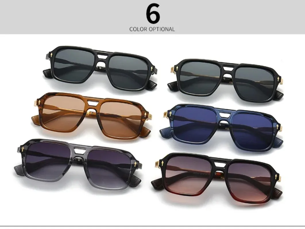 Fashionable Simplicity Square Sunglasses Women's Retro Gradient Punk Glasses Men's Outdoor Driving Sunsha Eyeglass Gafas
Fashionable Simplicity Square Sunglasses Women's Retro Gradient Punk Glasses Men's Outdoor Driving Sunsha Eyeglass Gafas