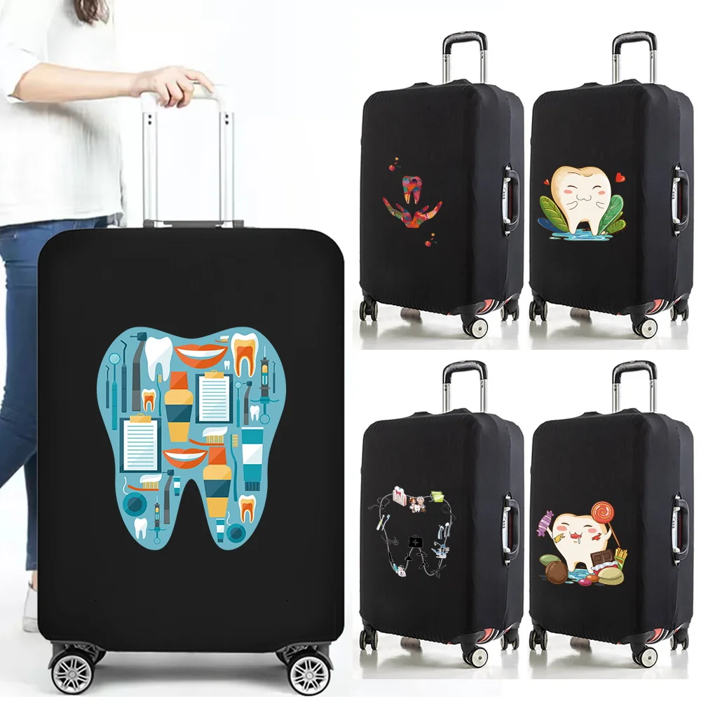 Luggage Case Suitcase Protective Cover Teeth Pattern Travel Accessories Elastic Luggage Dust Cover Apply To 18-32 Inch Suitcase
Luggage Case Suitcase Protective Cover Teeth Pattern Travel Accessories Elastic Luggage Dust Cover Apply To 18-32 Inch Suitcase