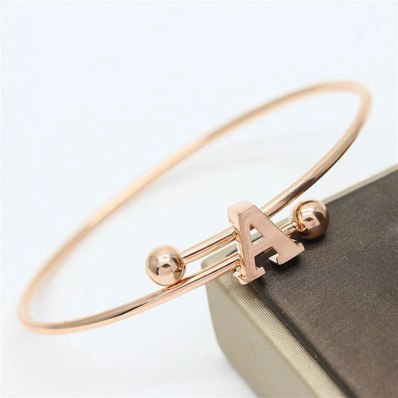 585 Purple Gold charm bracelet for women Fashion glossy A Letter Style Plated 14K Rose Gold New in Classic bangles jewelry
585 Purple Gold charm bracelet for women Fashion glossy A Letter Style Plated 14K Rose Gold New in Classic bangles jewelry