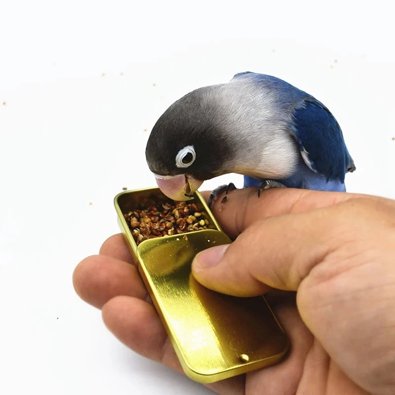 Mini Bird Training Food Box Portable Hand-held Parrot Feeder Feeding Box Training Food Jar Bird Training Interactive Toy Mini Bird Training Food Box Portable Hand-held Parrot Feeder Feeding Box Training Food Jar Bird Training Interactive Toy