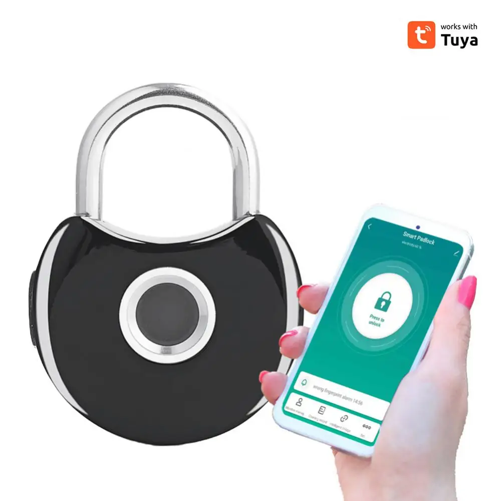 Smart Padlock Waterproof Security Protection Padlock Wifi Usb Rechargeable Smart Home Rechargeable Electronic Lock Tuya
Smart Padlock Waterproof Security Protection Padlock Wifi Usb Rechargeable Smart Home Rechargeable Electronic Lock Tuya