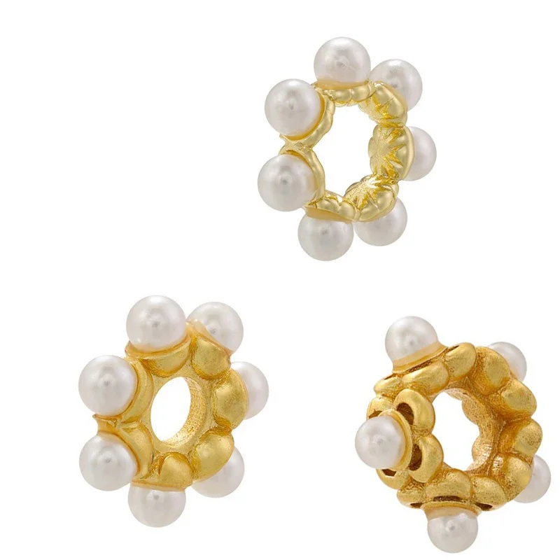 Vintage Spacer Beads Brass Pearl Round Beaded Bead Separator DIY Bracelet Wrist Chain Jewelry Accessories Wholesale 6 Pcs
Vintage Spacer Beads Brass Pearl Round Beaded Bead Separator DIY Bracelet Wrist Chain Jewelry Accessories Wholesale 6 Pcs